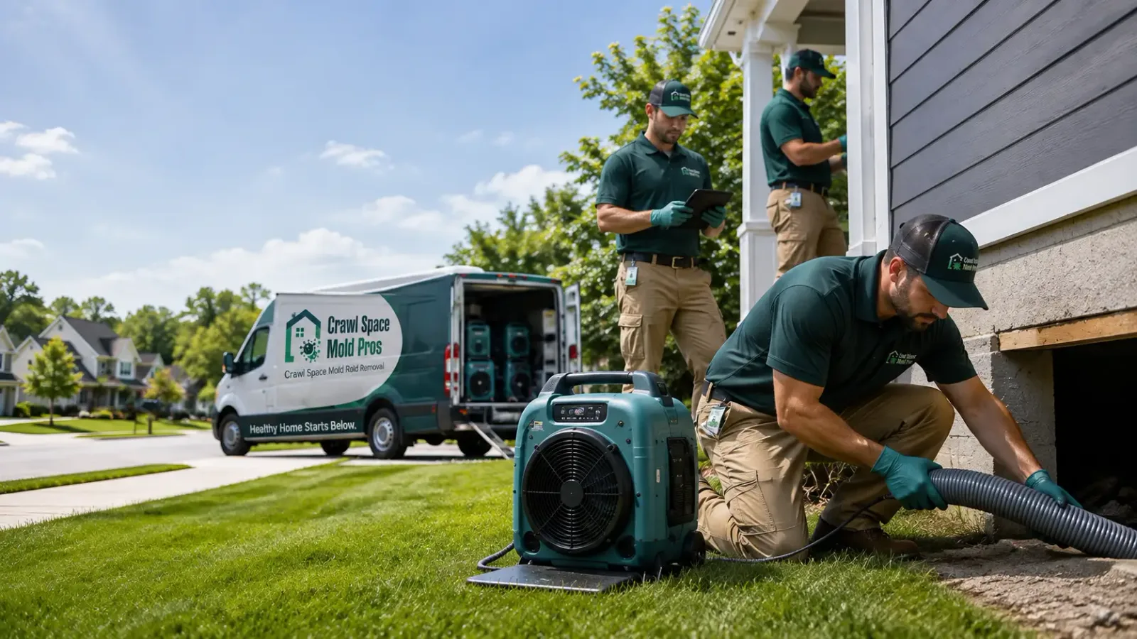 Crawl Space Mold Removal in Bristol, WI
